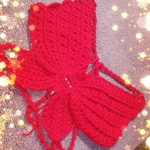 Butterfly crop top , handmade, any colors